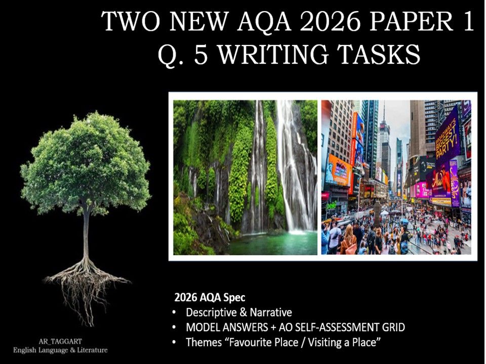 QUESTION 5 - TWO FULL WRITING TASKS | 2026 PAPER 1 | AO GRID | MODELS