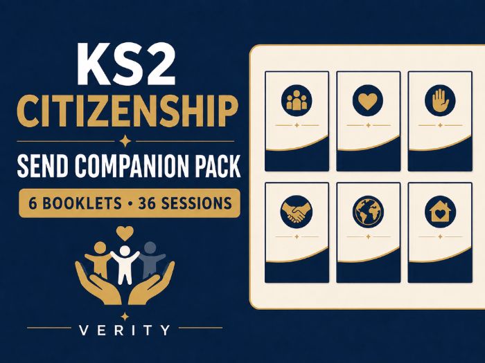KS2 Citizenship SEND Companion Pack - 6 Booklets, 36 Sessions and Staff Guide