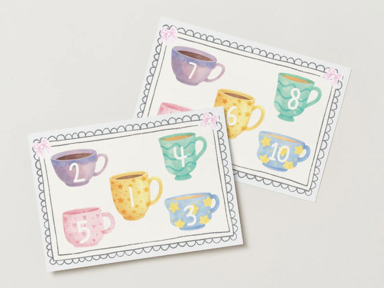 Count the marshmallows - Hot chocolate