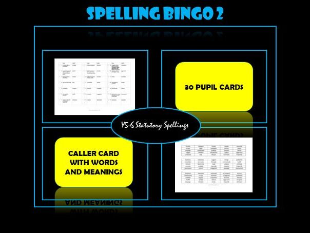 Spelling Bingo (Set 2):  Year 5/6 statutory spelling list