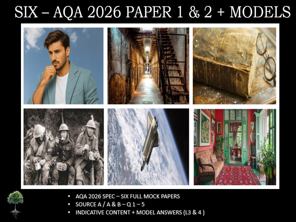 SIX - AQA PAPER 1 & 2 | 2026 FULL MOCKS | MODELS