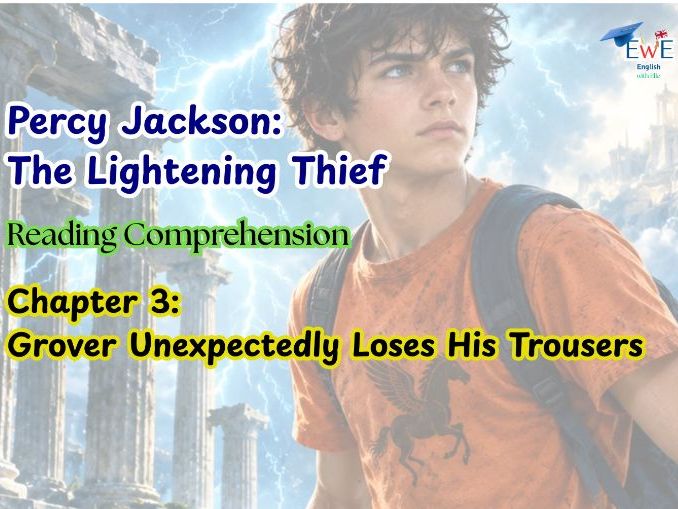 Percy Jackson and the Lightning Thief - Chapter 3 - Reading Comprehension Worksheets- | KS2, KS3