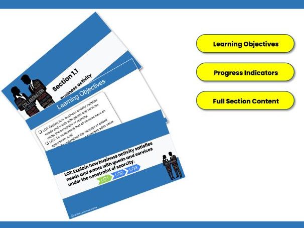 Cambridge IGCSE Business (0264): 1.1 Business Activity Teaching Slides & Lesson