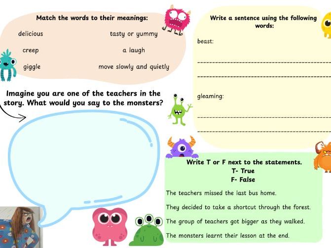 10 delicious teachers comprehension