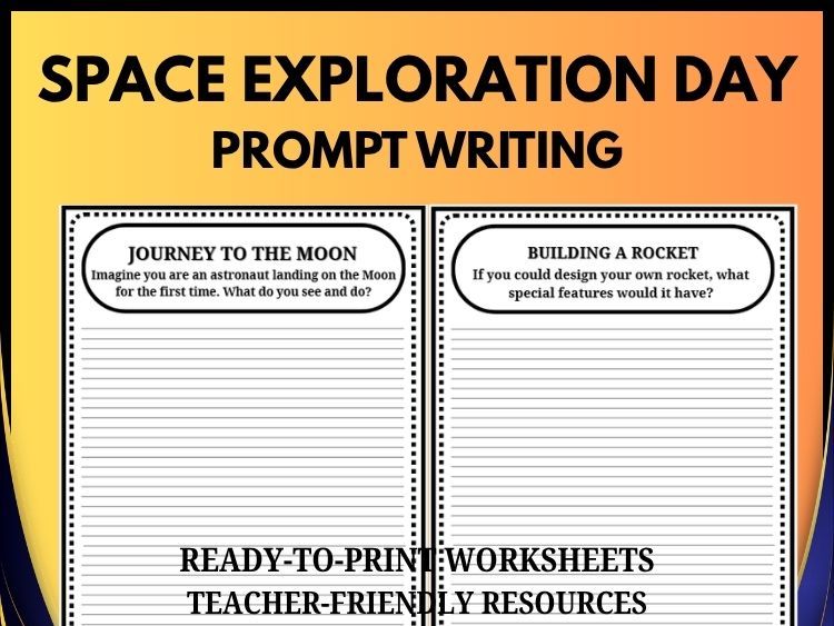 Space Exploration Day Writing Prompts | 30 Space-Themed Creative Writing Activities