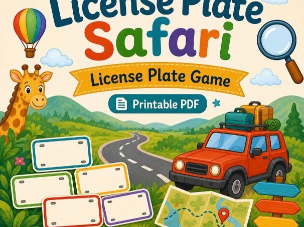 License Plate Safari