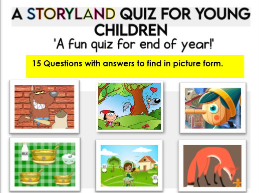 Storyland Quiz for Young Children