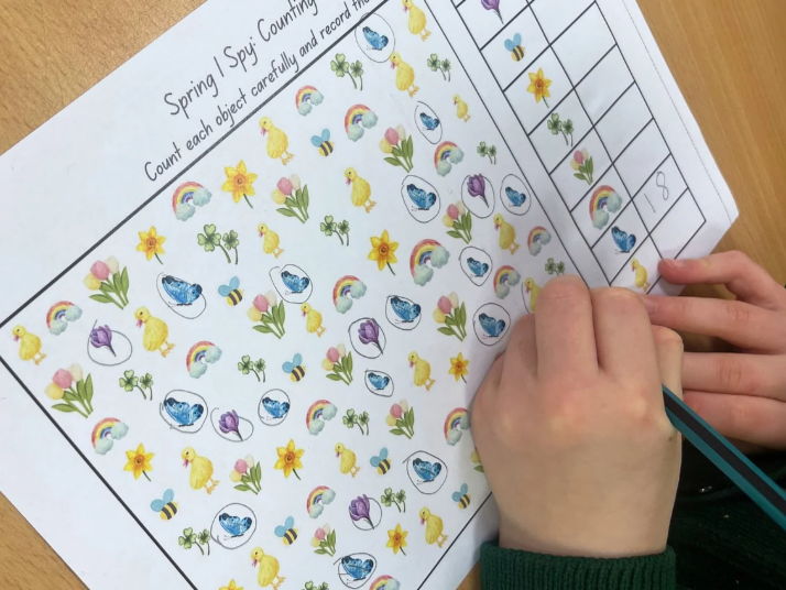 Spring I-Spy Counting to 20 – Differentiated