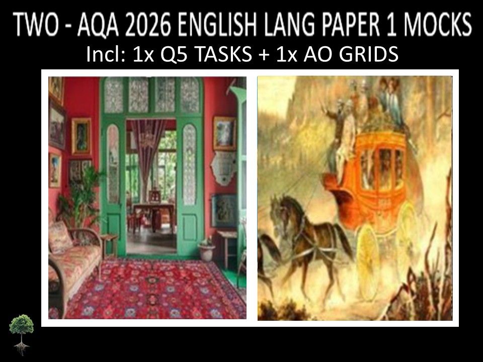 TWO - AQA PAPER 1 | 2026 FULL MOCKS | Q5 TASKS | AO GRIDS