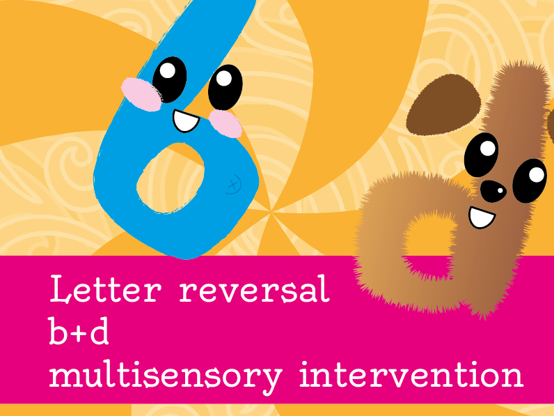 Letter reversal b + d multisensory intervention