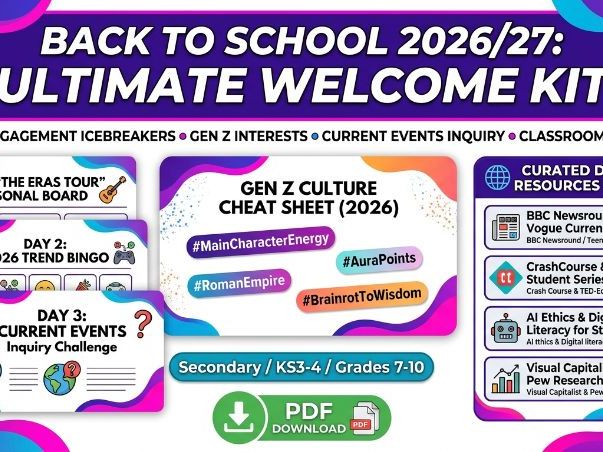 First Week Activity Pack & Tutor Room Display Board Set