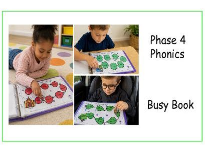 Phase 4 Phonics Busy Book – Printable & Interactive Resource
