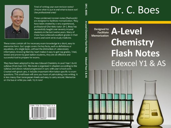 Edexcel ALevel Chemistry Condensed Revision Notes (Flashcards) Y1/AS