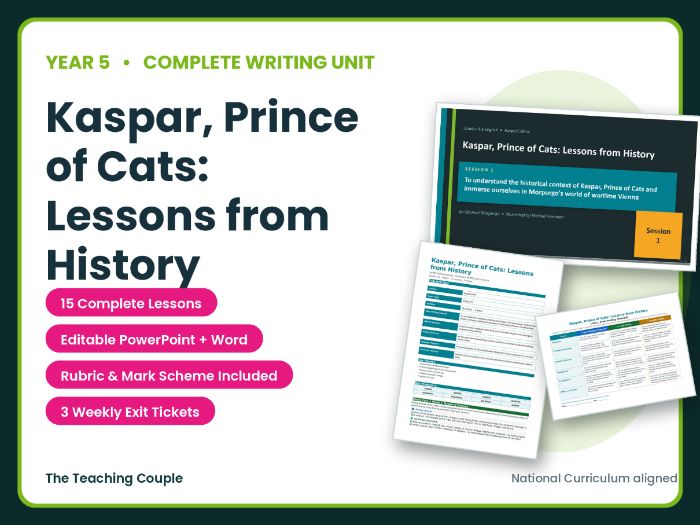 Kaspar, Prince of Cats: Lessons from History | Year 5 English Unit