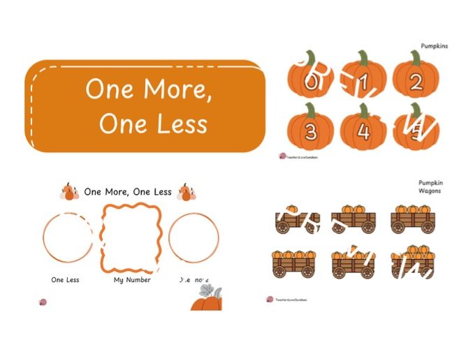 Pumpkin One More, One Less