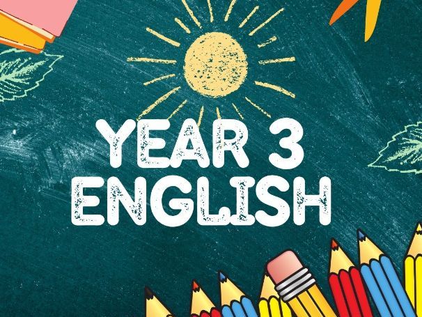 Free Year 3 English Taster Pack