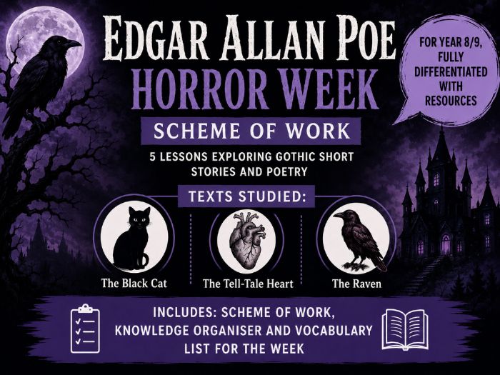 Edgar Allan Poe - 5 Lesson Mini SOW