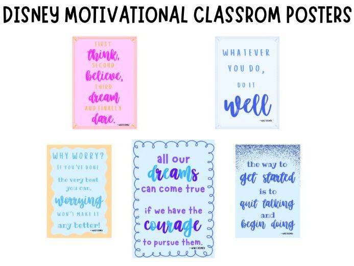 Disney Classroom Quotes | Disney Decor