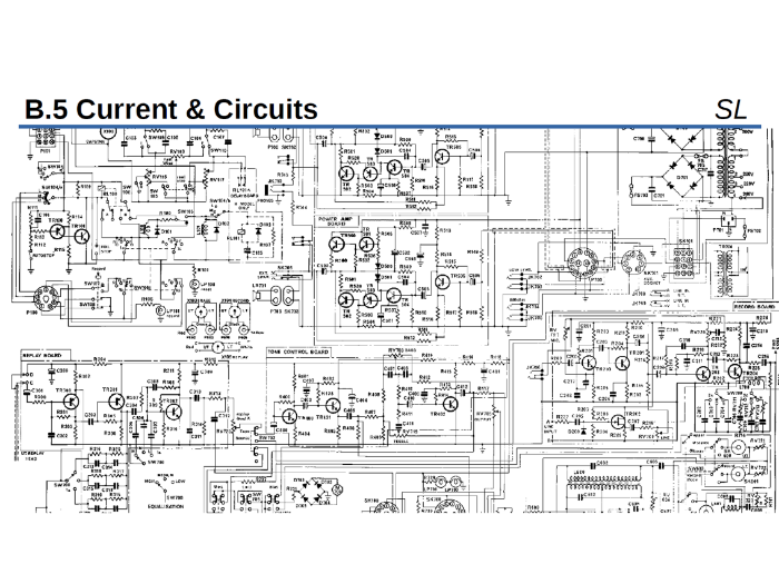 IB physics: B.5 - Current & Circuits