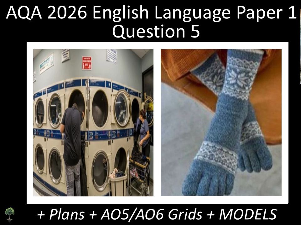 Two Question 5 - AQA 2026 GCSE English Language Paper 1 | Plans, AO Grids, Models