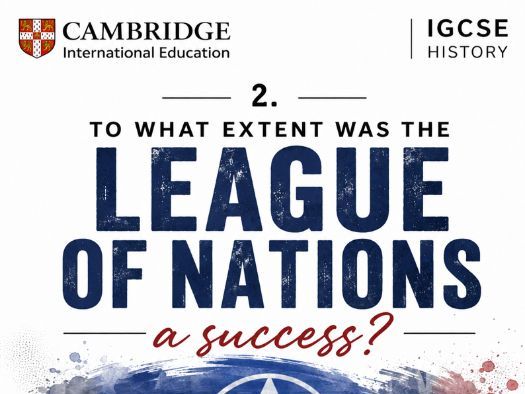 IGCSE - To what extent was the League of Nations a success?