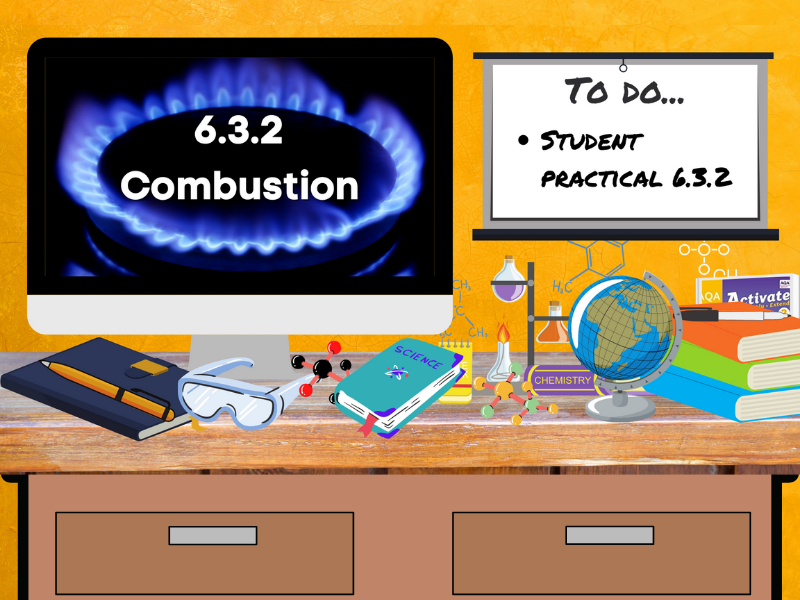 6.3.2 Combustion (AQA KS3 Activate 2) Teaching Resources