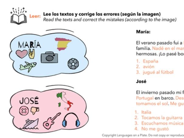 ¿Cómo fueron tus vacaciones? - Past holiday opinion Spanish - How was your holiday?