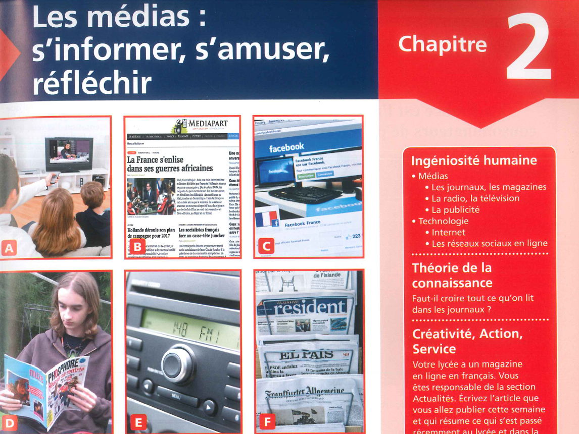 French ab initio - Panorama 2 - Les medias