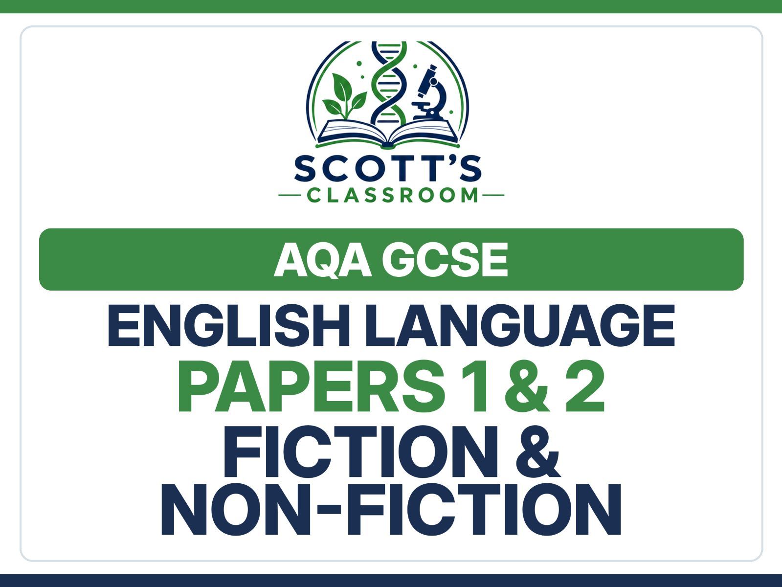 AQA English Language Paper 1 & 2 Workbooks