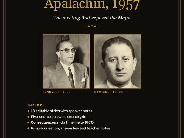 Apalachin Meeting 1957 | Organised Crime Source Analysis | FBI & the Mafia Lesson