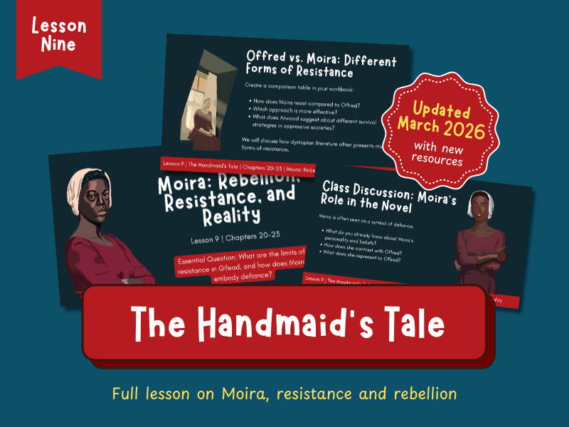 The Handmaid's Tale (L9) Moira and Resistance