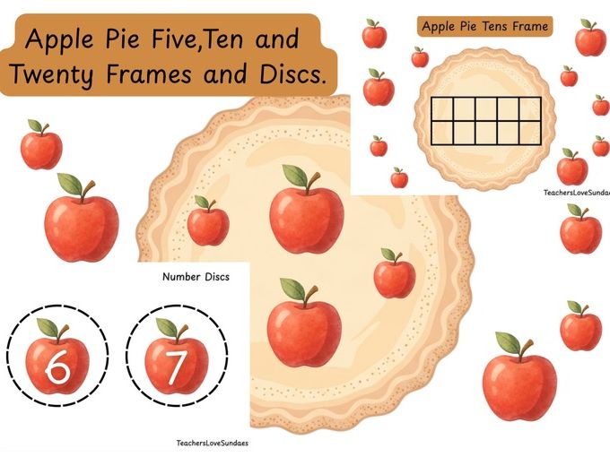 Snow White Apple Pie 5,10 and 20 Frames