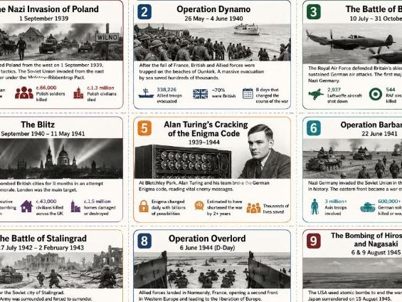 WW2 Key Events Card Sort