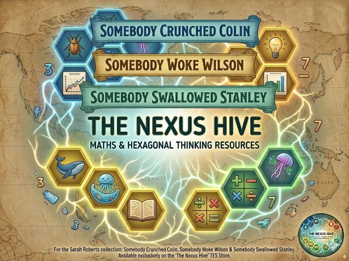 Somebody Crunched Colin Themed Year 4 Maths (Statistics) & Hexagonal Thinking