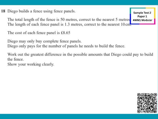 Bounds | IGCSE Modular | Higher | 4WM1 Unit 1 | Maths