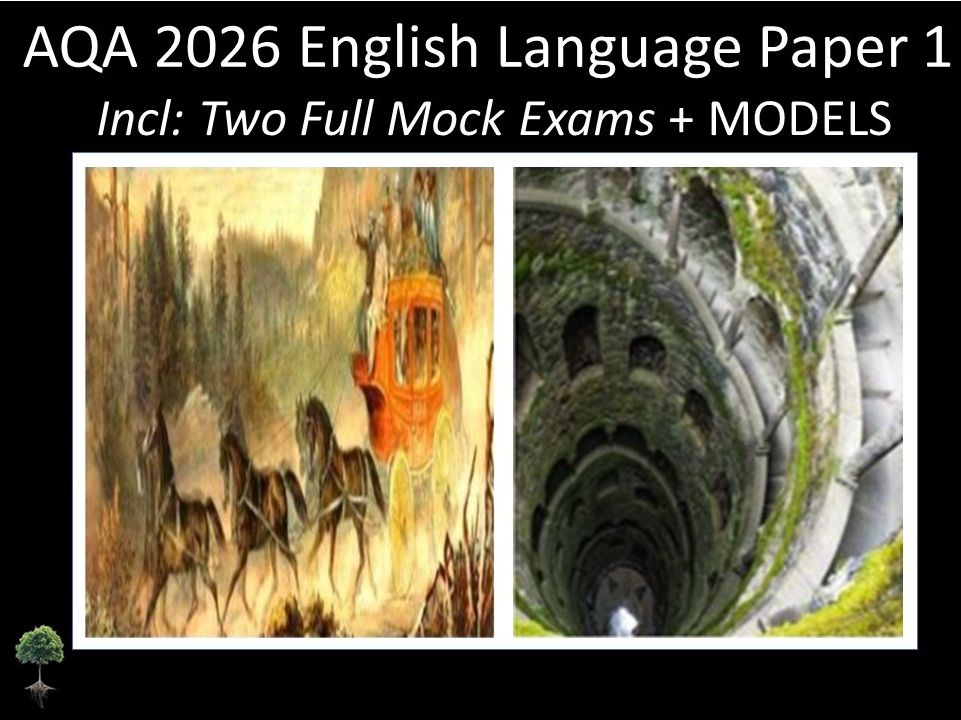 Two  AQA 2026 English Language Paper 1 Mocks | Models