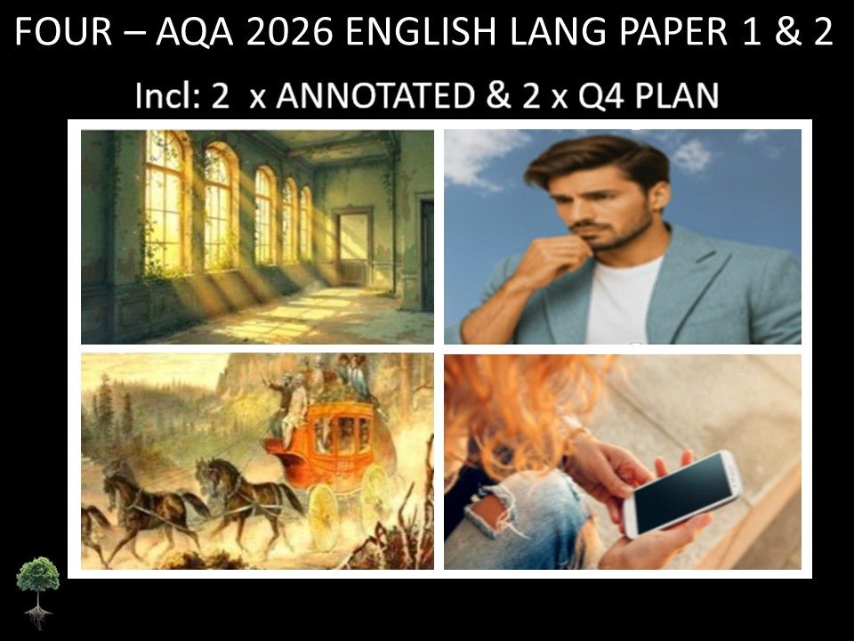 FOUR - AQA PAPER 1 & 2| 2026 FULL MOCKS | ANNOTATED | Q4 PLAN