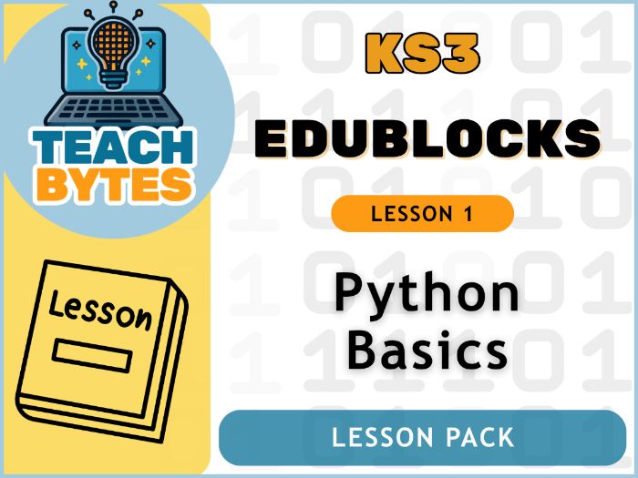 Edublocks - L1 Python Basics Lesson Pack