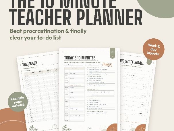 Teacher Planner | Workload & To-Do List
