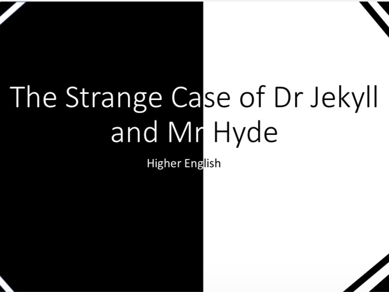 Jekyll and Hyde Summary notes