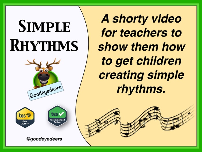  Simple Rhythms - Music Ideas For KS1 & 2 