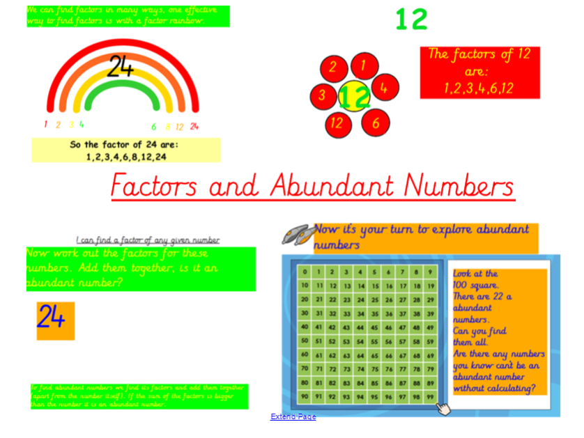 Factors and Abundant Numbers Investigation