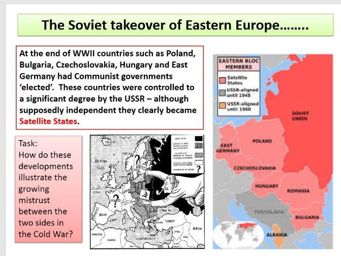 Cold War Early events Iron Curtain, Telegrams Assessment of