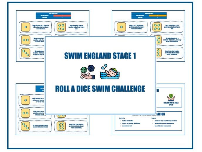 Roll a Dice Swim Challenge (Stage 1)