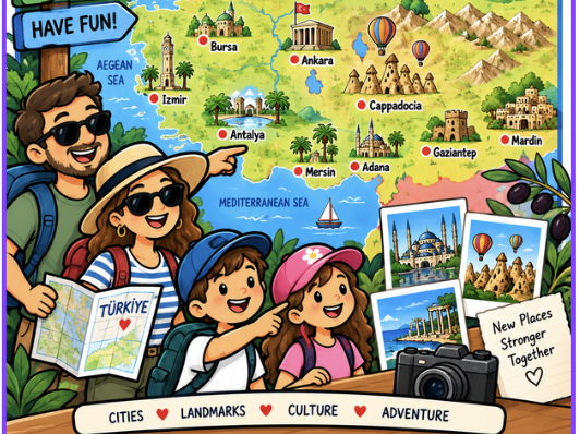 Trip to Türkiye – Travel Speaking Game