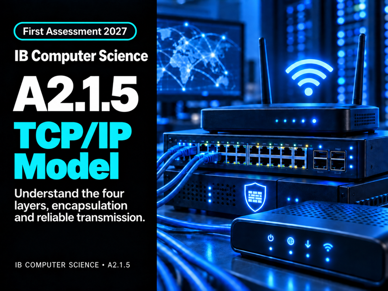 IB Computer Science A2.1.5: TCP/IP Model