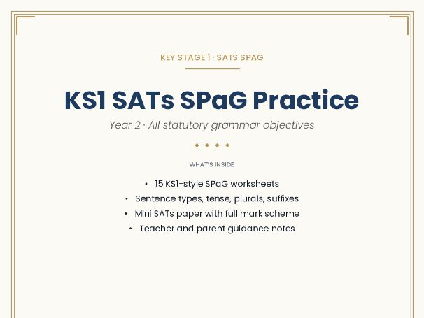 SPaG Pack