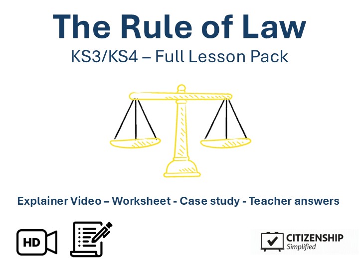 Rule of Law - KS3/KS4