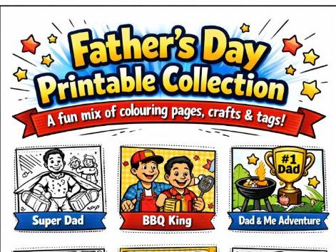 Father’s Day Printables: Fun, Easy and Classroom‑Ready Activities
