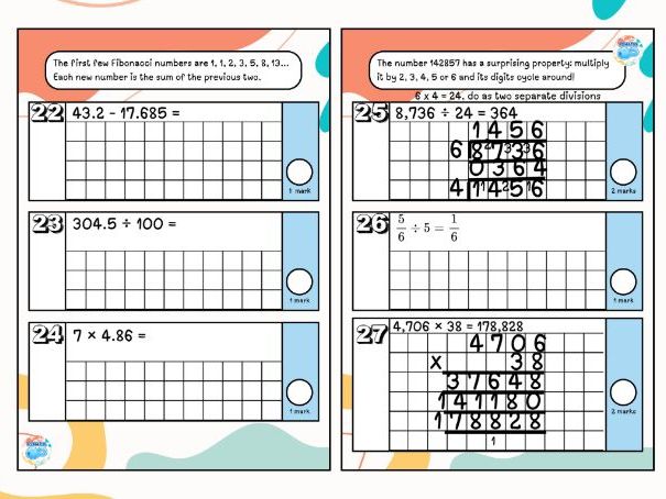 Year 6 SATs Arithmetic Practice Paper – 2027 Preparation